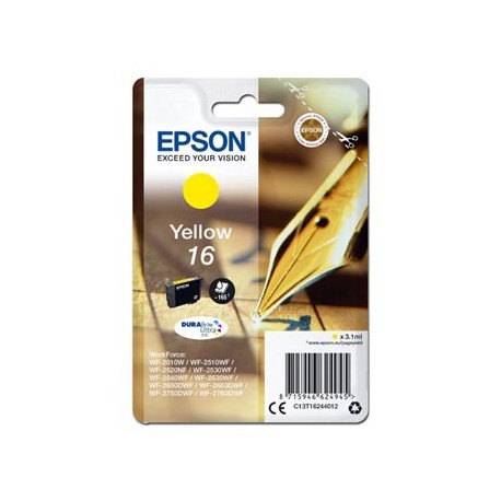 Tusz Epson T162440 Yellow 3.1ml
