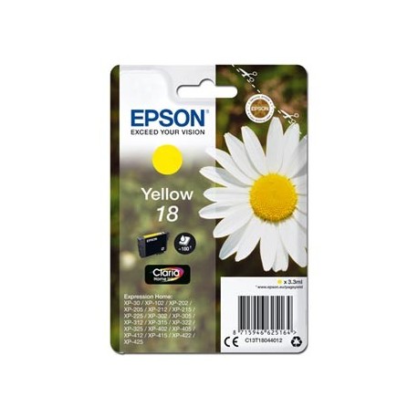 Tusz Epson T180440 Yellow 3,3ml