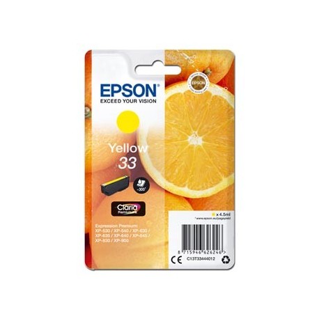 Tusz Epson T33 Yellow 4,5ml