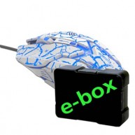 Mysz przewodowa E-blue Auroza Gaming biała