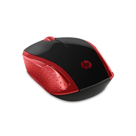 Mysz bezprzewodowa HP 200 Red 2,4GHz czerwona
