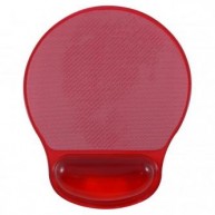 Podkładka pod mysz Logo ergonomiczna żelowa czerwona