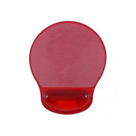 Podkładka pod mysz Logo ergonomiczna żelowa czerwona