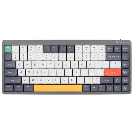 Klawiatura przewodowa TRACER FINA 84 GREY OUTEMU RED SWITCH