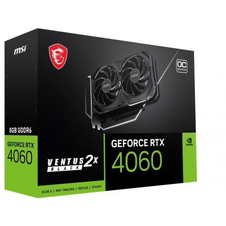 Karta graficzna MSI GeF RTX 4060 VENTUS 2X BLACK 8G OC