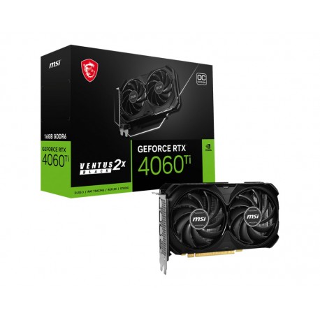 Karta graficzna MSI GeForce RTX 4060 Ti VENTUS 2X BLACK 16GB