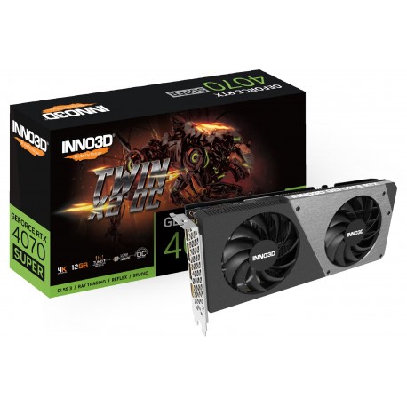 Karta graficzna INNO3D GeForce RTX 4070 SUPER TWIN X2 OC