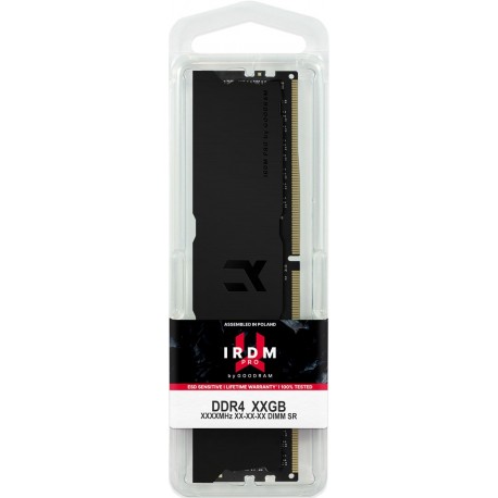 GOODRAM DDR4 IRP-K3600D4V64L18S/16GDC 16GB Dual Channel 3600MHz 18-22-22 Deep Black