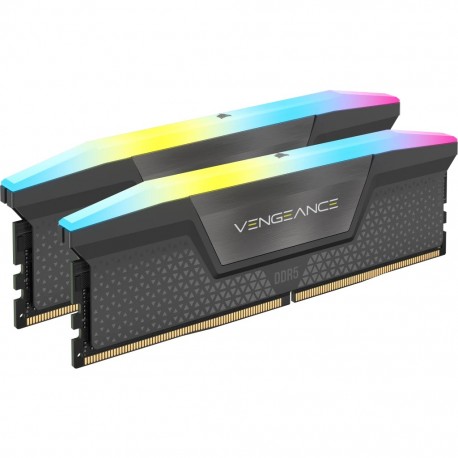 CORSAIR Vengeance RGB DDR5 RAM 64GB (2x32GB) 6000MHz CL30 AMD Expo CORSAIR Vengeance RGB DDR5 RAM 64GB (2x32GB) 6000MHz CL30 AMD Expo