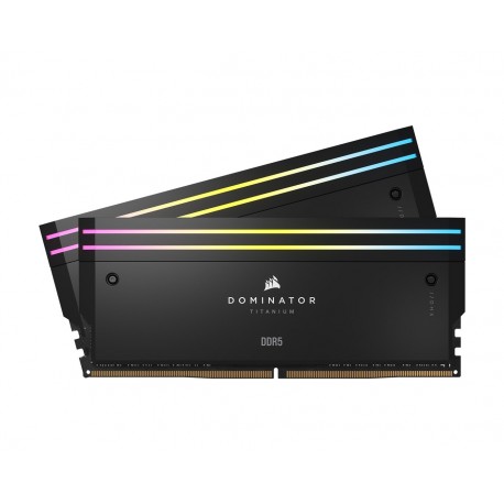 Pamięć DDR5 Corsair DOMINATOR TITANIUM RGB 64GB (2x32 GB) 6600 MT/s CL32 Intel XMP (WYPRZEDAŻ)