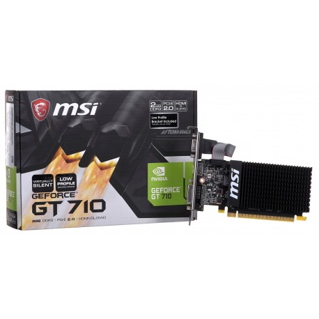 MSI GF GT 710 2048MB DDR3/64b V/H/D PCI-E LP