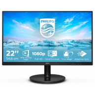 Monitor Philips 221V8A/00 21,5" VA FullHD 1920x1080 HDMI, VGA kolor czarny
