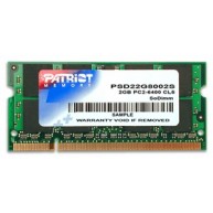 Pamięć Patriot Memory Signature PSD22G8002S DDR2 SO-DIMM 1 x 2 GB 800 MHz CL6