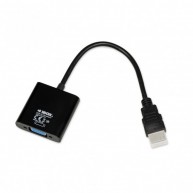 Adapter IBOX IAHV01 HDMI M - D-Sub VGA F 1m kolor czarny