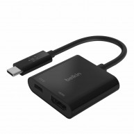 BELKIN ADAPTER USB-C TO HDMI + USB-C 60W PD BLK