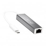 Adapter j5create USB-C to Gigabit Ethernet Adapter kolor srebrny JCE133G-N