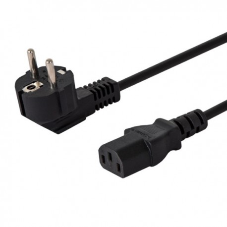 Kabel SAVIO CL-98 IEC320 C13 - Shuko 1,8m kolor czarny