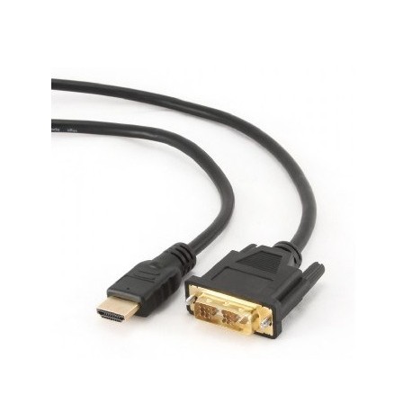 Kabel GEMBIRD CC-HDMI-DVI-6 HDMI M - DVI-D M 1,8m kolor czarny
