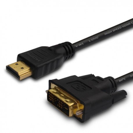 Kabel SAVIO cl-139 HDMI M - DVI-D M 1,8m kolor czarny
