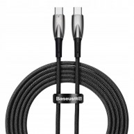 Kabel USB-C do USB-C Baseus Glimmer 100W 2m czarny