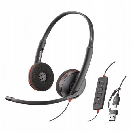 Słuchawki Poly Blackwire 3220 USB-C / USB-A
