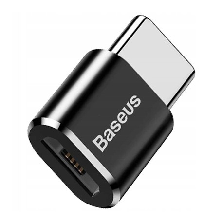 Adapter Baseus Micro USB do USB Type-C czarny