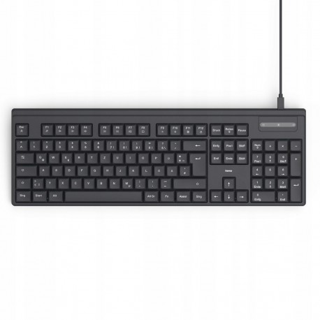 Klawiatura przewodowa Hama CK-100 czarna