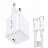 Ładowarka sieciowa UGREEN Nexode X513 30W + kabel biała