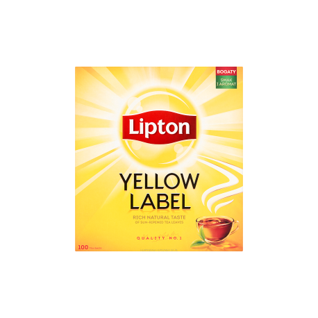 Herbata Lipton Yellow Label Tea 200g. 100 torebek