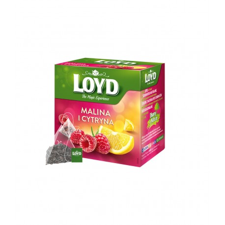 Herbata owocowa Loyd Malina i Cytryna 20 torebek