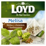 Herbata Loyd Melisa chmiel / kardamon 20 torebek