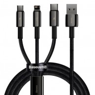 Kabel USB 3w1 microUSB/Lightning/USB-C Baseus 3.5A