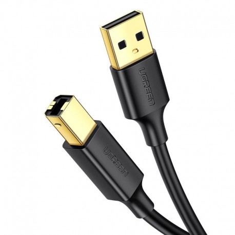 Kabel USB 2.0 A-B UGREEN do drukarki, pozłacany 1m Kabel USB 2.0 A-B UGREEN do drukarki, pozłacany 1m