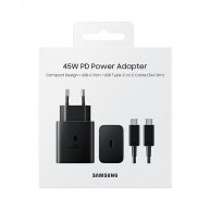 Ładowarka sieciowa Samsung USB-C 45W PD PPS czarna
