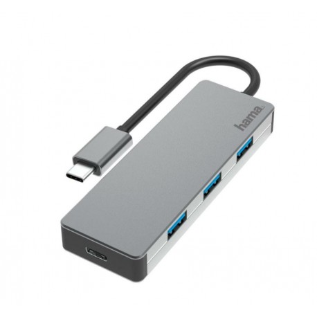 Hub Hama USB-C 3xUSB-A 3.2 GEN2, 1xUSB-C(PD+DATA)