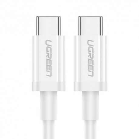 Kabel USB-C do USB-C UGREEN US264 60W 0,5m Biały