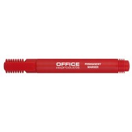 Marker permanentny office okrągły 1-3mm czerwony